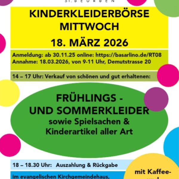 Kinderkleiderbörse Frühling – Sommer
