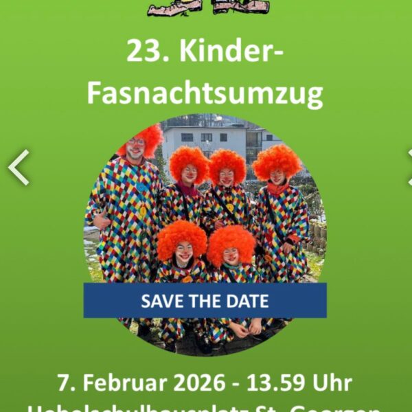 23. Kinderfasnachtsumzug 2026