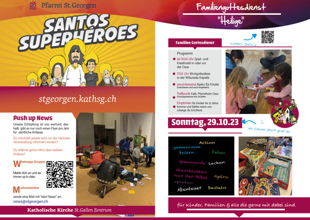 Familiengottesdienst “Heilige“