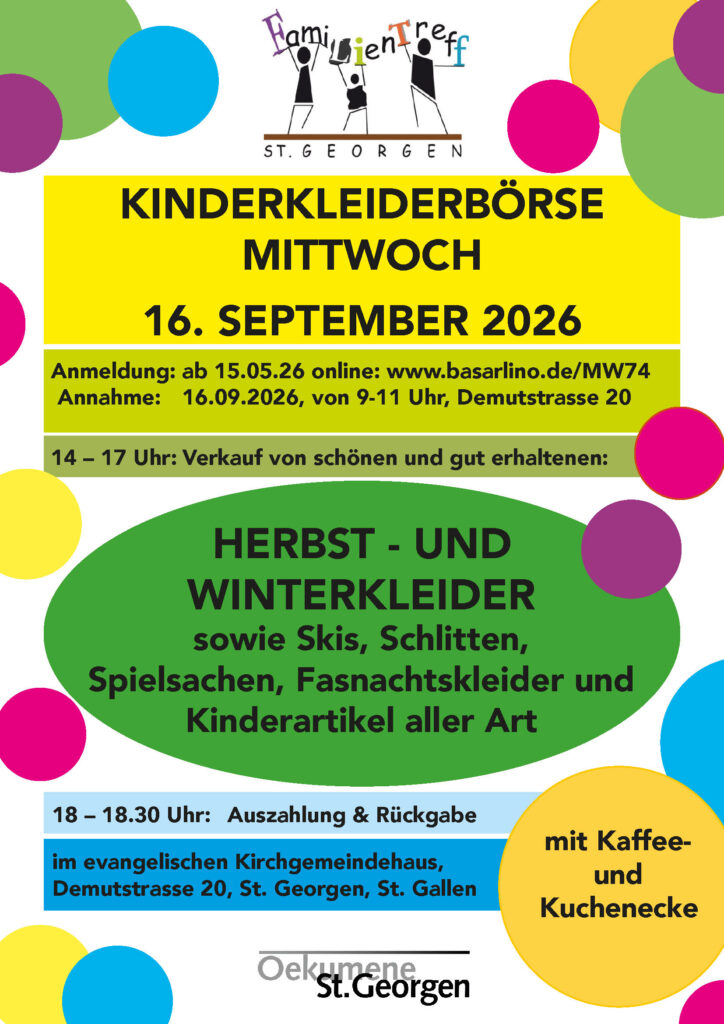 Kinderkleiderbörse Herbst – Winterkleider